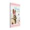 Stupell Industries Happy Easter Floral Gingham Rabbit Wall Plaque Art
